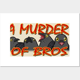 A Murder of Bros Logo Posters and Art